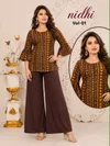 Nidhi Vol 1 By Hiaara Rayon Printed Ladies Tops 